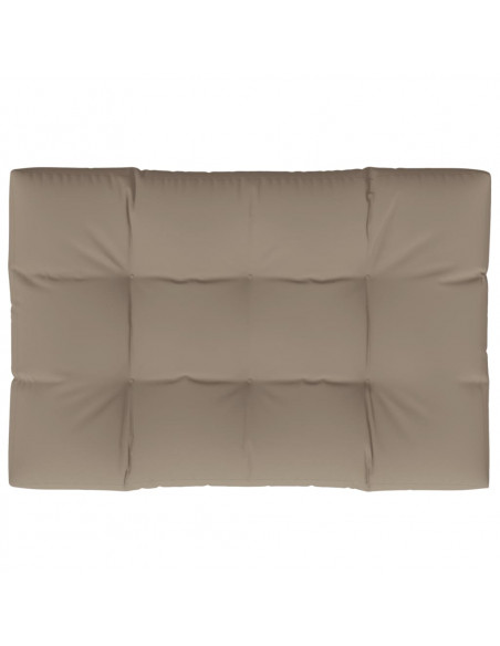 Cuscino per Pallet Tortora 120x80x12 cm in Tessuto