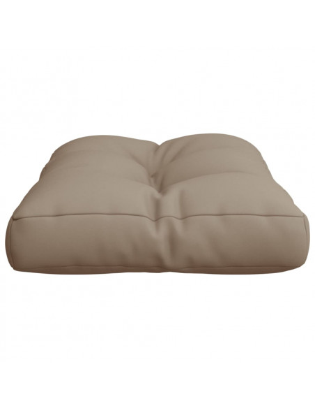 Cuscino per Pallet Tortora 50x40x12 cm in Tessuto