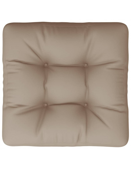 Cuscino per Pallet Tortora 58x58x10 cm in Tessuto