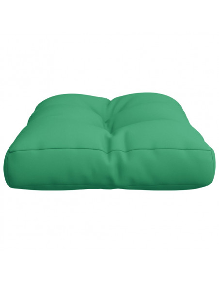 Cuscino per Pallet Verde 50x40x12 cm in Tessuto