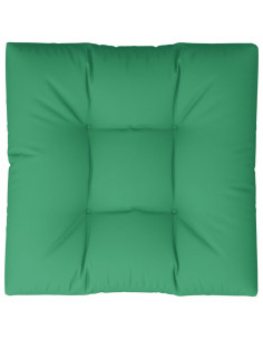 Cuscino per Pallet Verde 80x80x12 cm in Tessuto