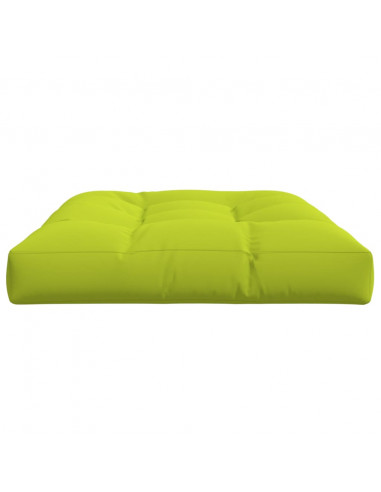 Cuscino per Pallet Verde Brillante 120x80x12 cm in Tessuto