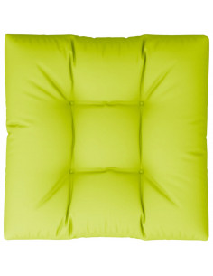 Cuscino per Pallet Verde Brillante 70x70x12 cm in Tessuto 2