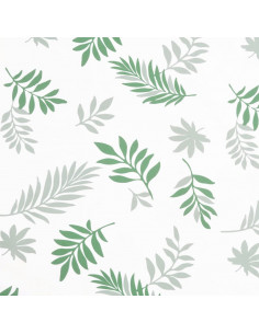 Cuscino per Panca a Foglie 120x50x3 cm in Tessuto Oxford