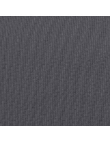 Cuscino per Panca Antracite 100x50x7 cm in Tessuto Oxford