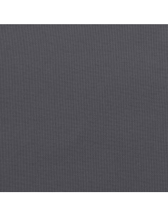 Cuscino per Panca Antracite 120x50x7 cm in Tessuto Oxford