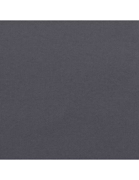 Cuscino per Panca Antracite 120x50x7 cm in Tessuto Oxford