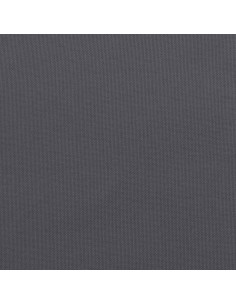 Cuscino per Panca Antracite 150x50x7 cm in Tessuto Oxford