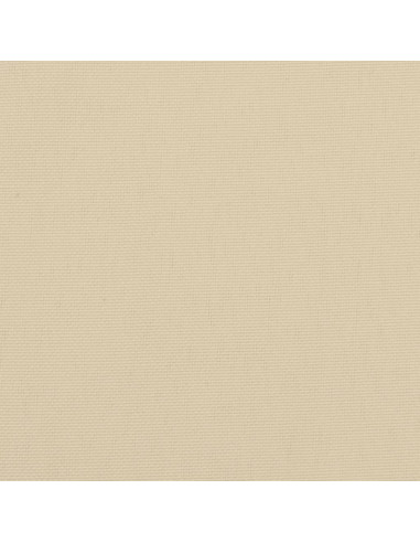 Cuscino per Panca Beige 120x50x3 cm in Tessuto Oxford