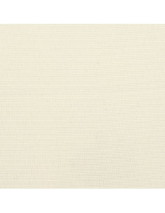 Cuscino per Panca Giardino Crema 200x50x7 cm in Tessuto Oxford