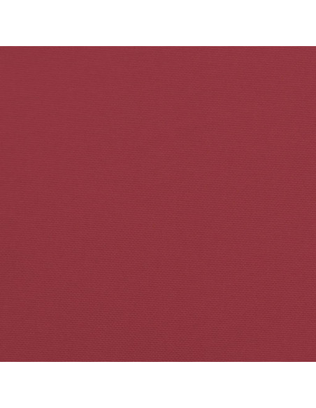 Cuscino per Panca Rosso Vino 100x50x3 cm in Tessuto Oxford
