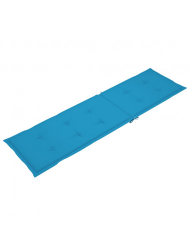 Cuscino per Sdraio Blu (75+105)x50x4 cm