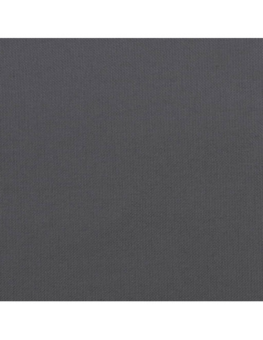 Cuscino Rotondo Antracite Ø 60x11 cm in Tessuto Oxford