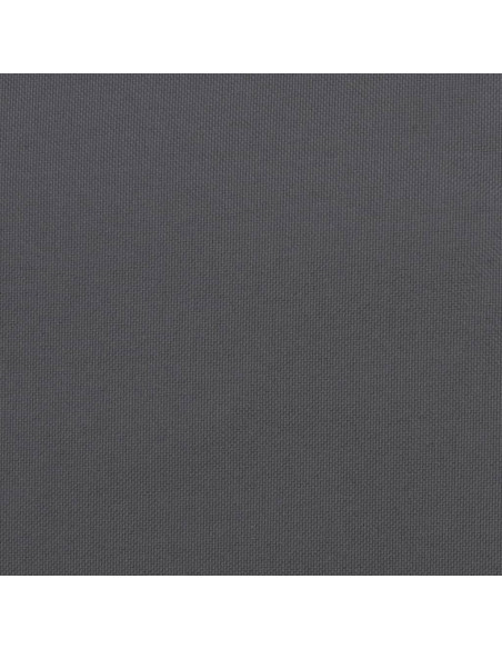 Cuscino Rotondo Antracite Ø 60x11 cm in Tessuto Oxford