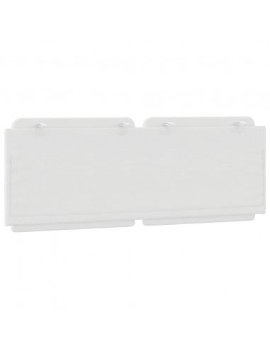 Cuscino Testiera Bianco 120 cm in Similpelle