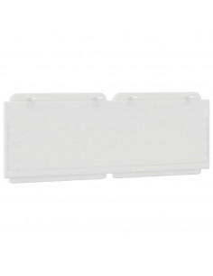 Cuscino Testiera Bianco 140 cm in Similpelle 2