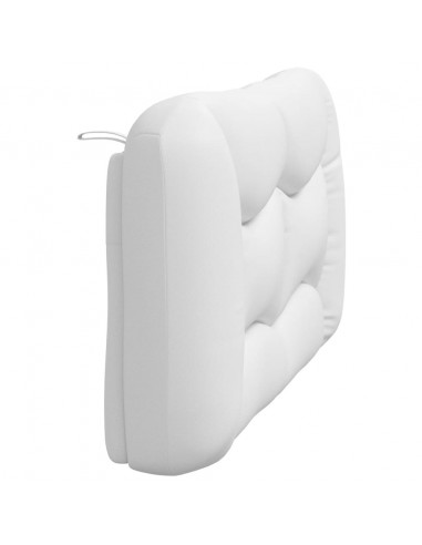 Cuscino Testiera Bianco 140 cm in Similpelle