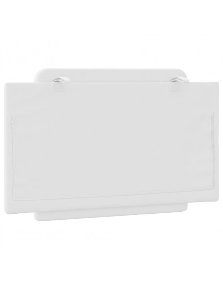 Cuscino Testiera Bianco 90 cm in Similpelle