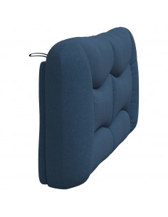 Cuscino Testiera Blu 160 cm in Tessuto