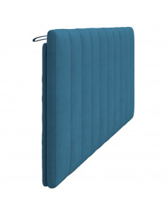 Cuscino Testiera Blu 200 cm in Velluto