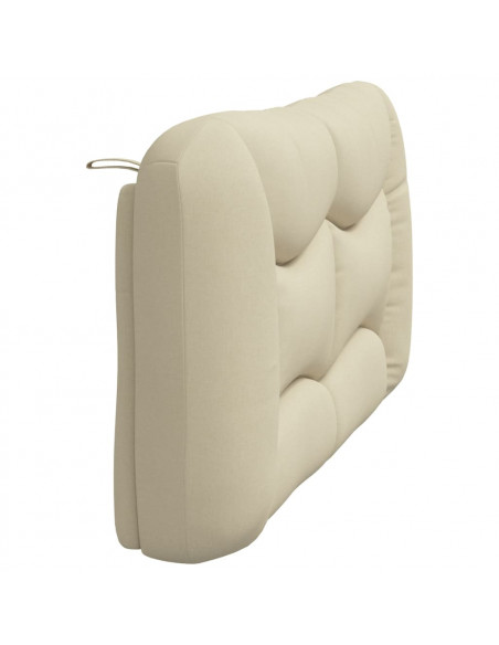 Cuscino Testiera Crema 160 cm in Tessuto
