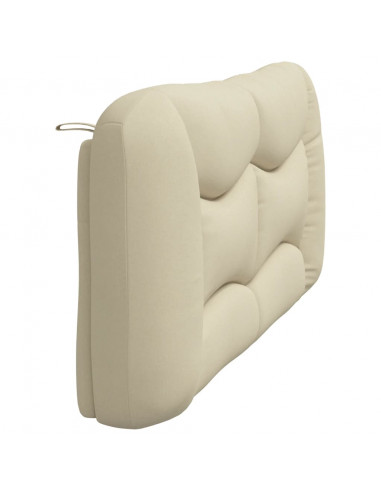 Cuscino Testiera Crema 180 cm in Tessuto