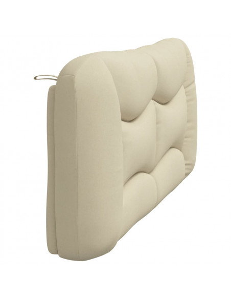 Cuscino Testiera Crema 180 cm in Tessuto
