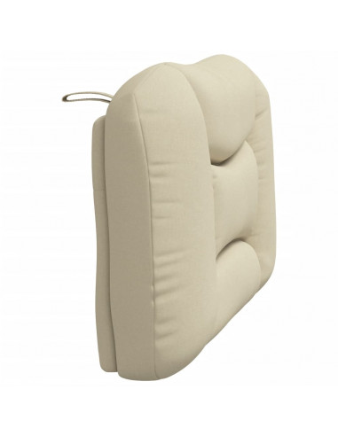 Cuscino Testiera Crema 90 cm in Tessuto