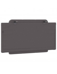 Cuscino Testiera Grigio 100 cm in Similpelle 2