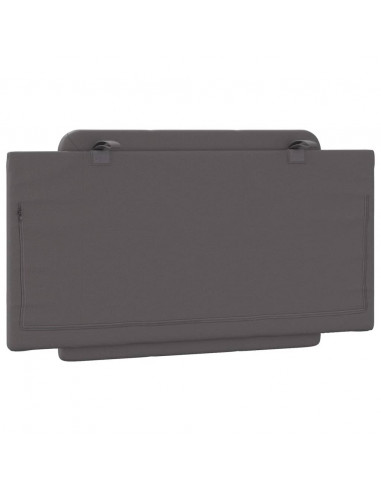 Cuscino Testiera Grigio 100 cm in Similpelle