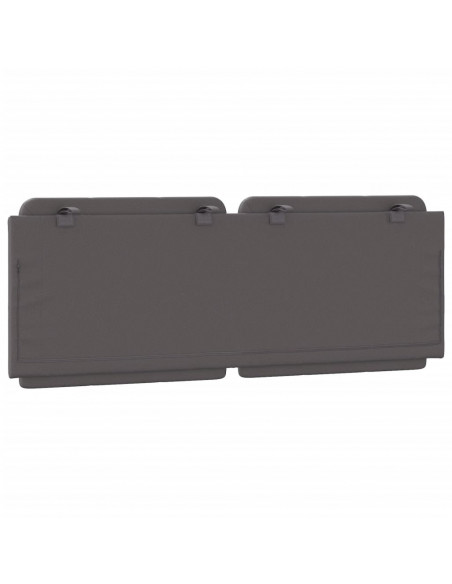 Cuscino Testiera Grigio 140 cm in Similpelle