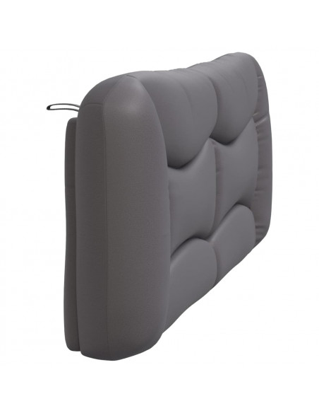Cuscino Testiera Grigio 180 cm in Similpelle