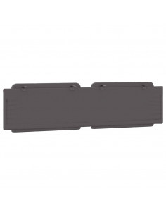 Cuscino Testiera Grigio 200 cm in Similpelle 2