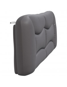 Cuscino Testiera Grigio 200 cm in Similpelle 2