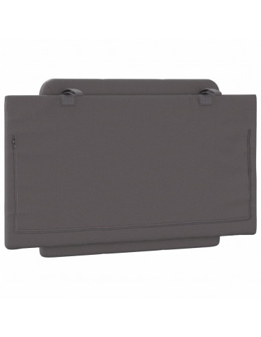 Cuscino Testiera Grigio 80 cm in Similpelle