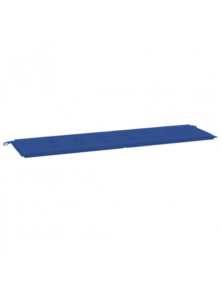 Cuscino per Panca Blu Reale 180x50x3 cm in Tessuto Oxford