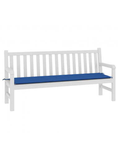 Cuscino per Panca Blu Reale 180x50x3 cm in Tessuto Oxford