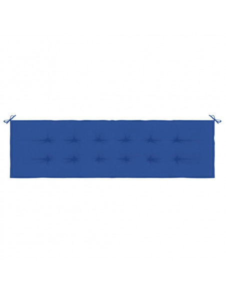 Cuscino per Panca Blu Reale 180x50x3 cm in Tessuto Oxford