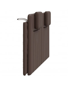Cuscino Testiera Marrone 120 cm in Similpelle