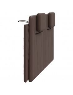 Cuscino Testiera Marrone 160 cm in Similpelle 2
