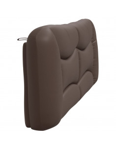 Cuscino Testiera Marrone 200 cm in Similpelle