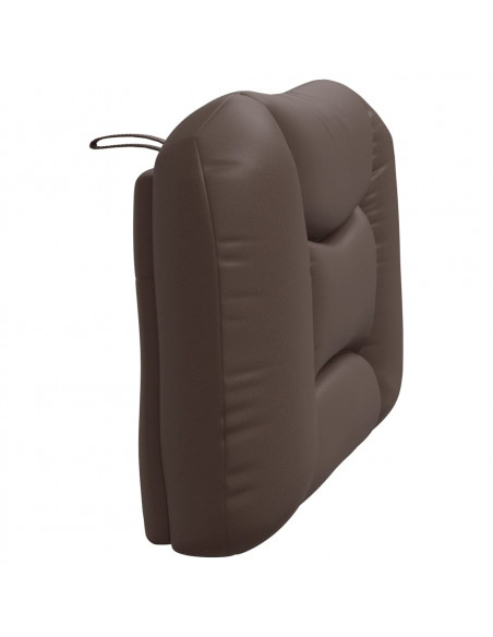 Cuscino Testiera Marrone 80 cm in Similpelle
