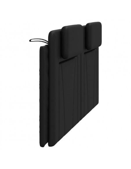 Cuscino Testiera Nero 180 cm in Similpelle