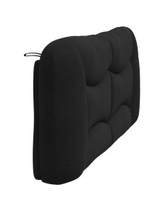 Cuscino Testiera Nero 180 cm in Tessuto 2