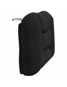 Cuscino Testiera Nero 80 cm in Tessuto