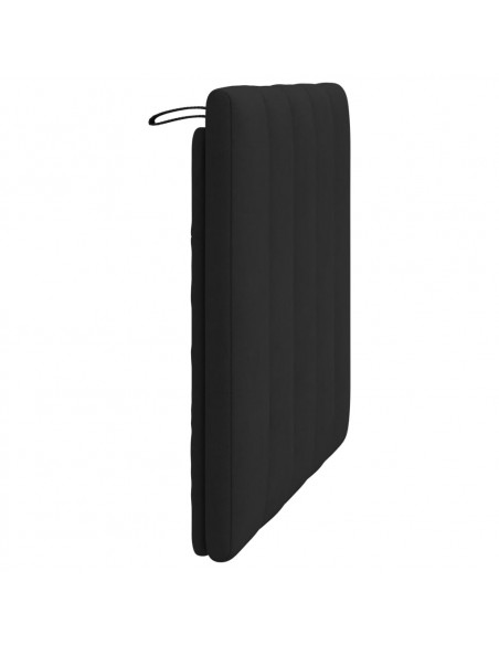 Cuscino Testiera Nero 80 cm in Velluto