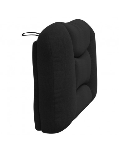 Cuscino Testiera Nero 90 cm in Tessuto