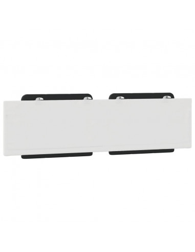 Cuscino Testiera Nero e Bianco 180 cm in Similpelle