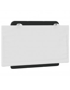 Cuscino Testiera Nero e Bianco 80 cm in Similpelle