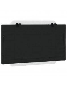 Cuscino Testiera Nero e Bianco 80 cm in Similpelle